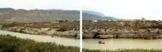 &quot;Untitled&quot; diptych [Boquillas del Carmen, Big Bend National Park], 2009 Chromogenic print, each panel 39 x 55 inches and 55 x 76 inches, [VS-09-54, VS-09-53], Ed. of 5