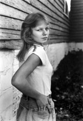 Teenage Girl Turning Around Back, 1986, 11 x 14 inches, gelatin silver print