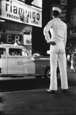 Elliott Erwitt, Times Square, New York City, 1950, 20 x 16 inch Gelatin Silver Print, Signed, titled and dated in pencil on verso. Signed in ink on recto