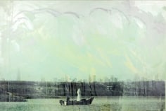 THE BRUCE HIGH QUALITY FOUNDATION  Isle of the Dead, 2014  silkscreen, acrylic paint on canvas  40 x 60 inches  Inquire