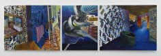 KR11, 2010Oil on canvas and panelTriptych: 48  x 60 inches (121.9 x 152.4 cm), 48  x 38 inches (121.9 x 96.5 cm), 48  x 60 inches (121.9 x 152.4 cm)Overall: 48  x 164 inches (121.9 x 416.6 cm)