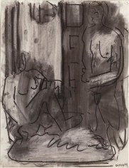 One Seated and One Standing Figure, 1979