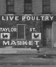 George Tice Taylor Street Poultry Market, Brooklyn, New York