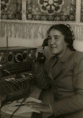 Telephone Operator in Kolkhoz, Khorezm, 1932