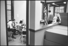 Candidate working the phone, Midtown, September 28, 2010, Gelatin silver print