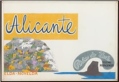 Alicante 1962 ink and colored pencil on paper