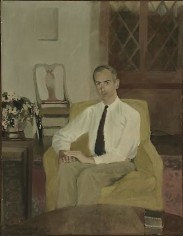 FAIRFIELD PORTER Portrait of Roland F. Pease