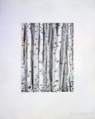 Joe Brainard Untitled (Birch Trees)