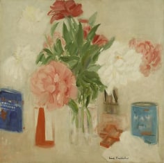 Peonies 1965 oil on canvas