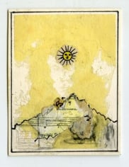 Untitled (Yellow Sun and Mountain)