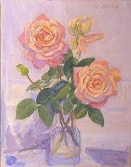 Nell Blaine Blizzard Roses, 1991