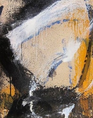 Norman Bluhm - Untitled (Yellow, White, and Black), 1961