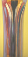 Vittorio Matino,  In the Mood for Yellow , 2007, Acrylic on linen, 60.25 x 30.25"