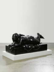 Fernando Botero, Femme Nue Allong&eacute;e, 2000, bronze, 45 1/4 x 23 
