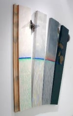 Susan Weil, Memoremum, 2005, Acrylic on panel with collage elements, 62 x 66 inches