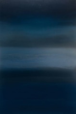 Miya Ando, Dark Indigo Silver, 2018, pigment, resin, silver and urethane on aluminum, 183 x 122 cm (72 x 48 inches)