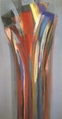 Vittorio Matino,  El Rey del Mundo , 2007, Acrylic on linen, 69.75 x 36.75"