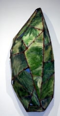 Nathan Slate Joseph,  Traveling Moses , 2006, Pure pigment on galvanized steel, 66 x 28 x 22"