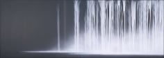Hiroshi Senju, Waterfall, 2014, acrylic and fluorescent pigments on Japanese mulberry paper, 63 13/16 x 179 inches/162.08 x 454.66 cm.