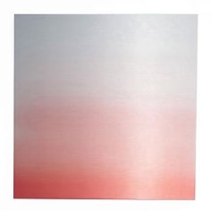 Miya Ando, Transformation Pink Light, 2013, hand-dyed anodized aluminum, 24 x 24 inches