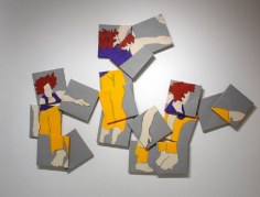 Trisha Dancing, 2001Acrylic on canvas 60 x 85"