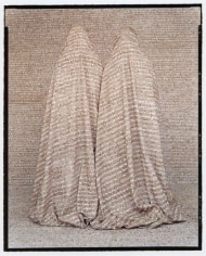 Lalla Essaydi, Les Femmes du Maroc #25b, 2006, chromogenic print mounted to aluminum with a UV protective laminate, 101.6 x 76.2 cm (40 x 30 inches)