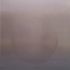 Oborozuki (A Moon Obscured by Clouds) Purple Faint, 2020, pigment, resin and urethane on aluminum, 36 x 36 inches/91.4 x 91.4 cm