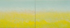 Joan Vennum, Latitude, 2007, oil on canvas, 121.9 x 304.8 centimeters (48 x 120 inches)