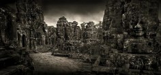 "Bayon Terrace", Archival Pigment Print, 40 x 80"