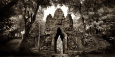 &quot;West Gate, Angkor Thom&quot; Archival Pigment Print, 40 x 80&quot;