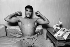 Muhammad Ali (Cassius Clay) Muscle Flexing, Louisville, Kentucky, 1963, Silver Gelatin Photograph