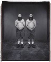 Don and Dave Wolf, Twinsburg, 2002, 24 x 20 Polaroid Photograph