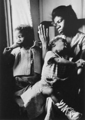 Woman with Children, White Plains, NY, 1962, Silver Gelatin Photograph