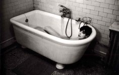 Peggy Moffitt in Bathtub, Paris, 1965, 16 x 20 Silver Gelatin Photograph, Ed. 25