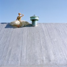 Edythe on Rooftop, New York, New York, 2008, Archive Number: NYM-0608-016-02, 16 x 20 Archival Pigment Print