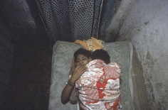 Kamla with a customer, Bombay, 1978, 12-1/4 x 18-3/4 Dye Transfer Photograph, Ed. 15