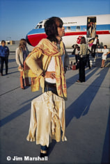 Keith Richards at Plane, 1972, 11 x 14 Ultrachrome Pigment Print