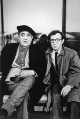 Zero Mostel and Woody Allen, 1976, Silver Gelatin Photograph