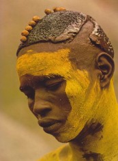 Maske, (Mask, Yellow Paint), 1975-76