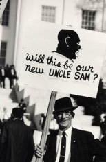 Uncle Sam, Selma March, Montgomery, Alabama, 1965, Silver Gelatin Photograph