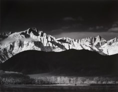 Ansel Adams Winter Surprise, Sierra Nevada, from Lone Pine, California, 1944