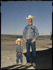 R.D. Horn and His Son Bronc along Route 66, outside Adrian, Texas, March 23, 2002, Archival Pigment Print, Combined Ed. of 25