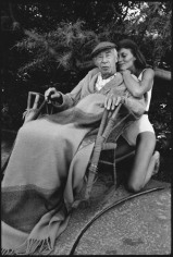 Henry Miller and Twinka, Pacific Palisades, California, 1975, 24 x 20 Silver Gelatin Photograph