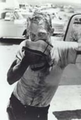 Steve McQueen (After a Cross Country Race), Mojave Desert, 1963&nbsp;&nbsp;&nbsp;