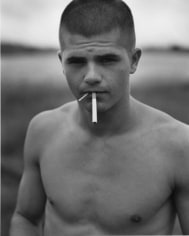 Justin (with cigarette and match), Prince Edward Island, 2005, Silver Gelatin Photograph, Edition of 25