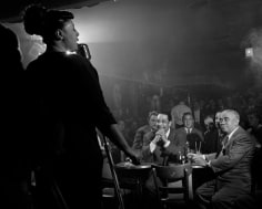 Herman Leonard Ella Fitzgerald with Duke Ellington, Benny Goodman adn Richard Rodgers, Downbeat, New York City, 1949
