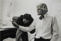David Hockney, Los Angeles (With Boone Hopper) at Gemini, Silver Gelatin Photograph