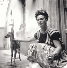 Frida Kahlo with Granizo, c. 1939, 20 x 16 Platinum Photograph, Ed. 30
