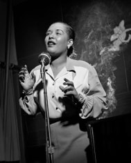 Billie Holiday (with Smoke), New York City, 1949, 40 x 32 Archival Pigment Print, Edition 10