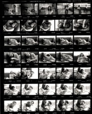 Contact Sheet (Janis Joplin), 1968, 40 x 30 Silver Gelatin Photograph